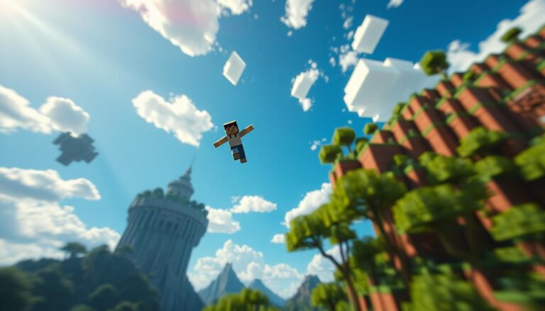 Minecraft Fliegen lernen